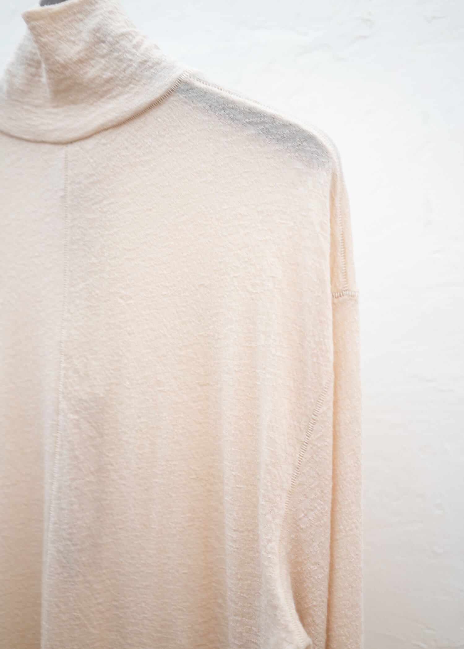 Peng Tai FUNEL NECK LONG SLEEVE SHIRT / DEW