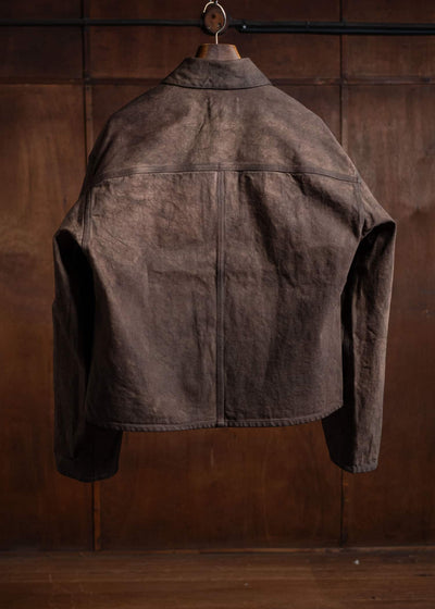 YOKO SAKAMOTO Denim Jacket Kakishibu YS-24AW-52-Kakishibu