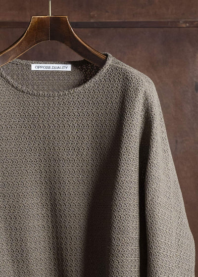 OPPOSE DUALITY OD4011CAS Long Sleeve T-Shirts Russell Khaki
