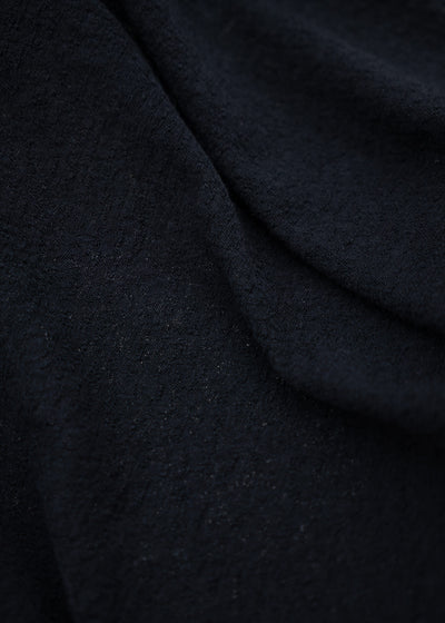 Peng Tai FUNEL NECK LONG SLEEVE SHIRT / BLK