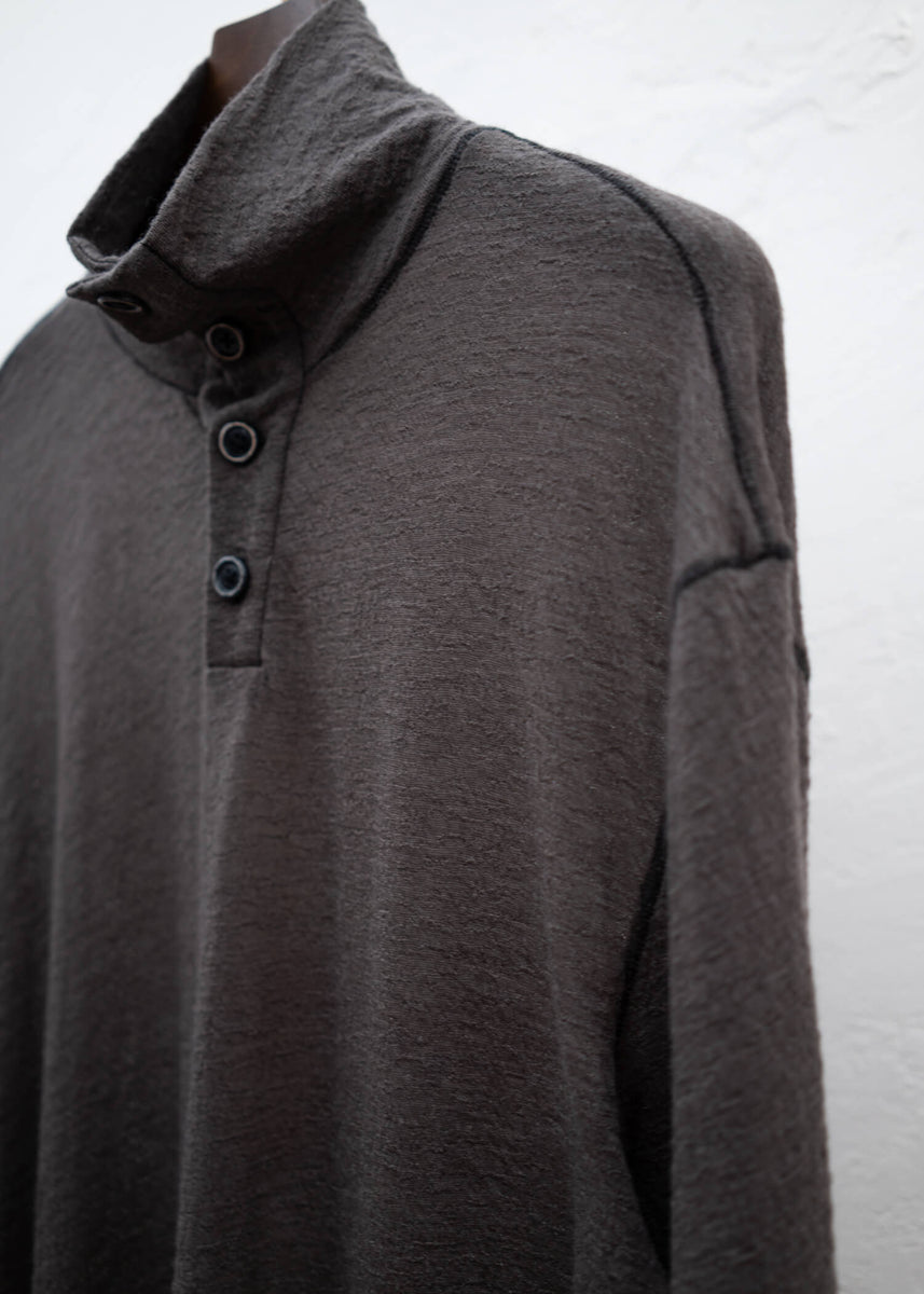 Peng Tai FUNEL NECK LONG SLEEVE SHIRT / IRON – VISION OF FASHION