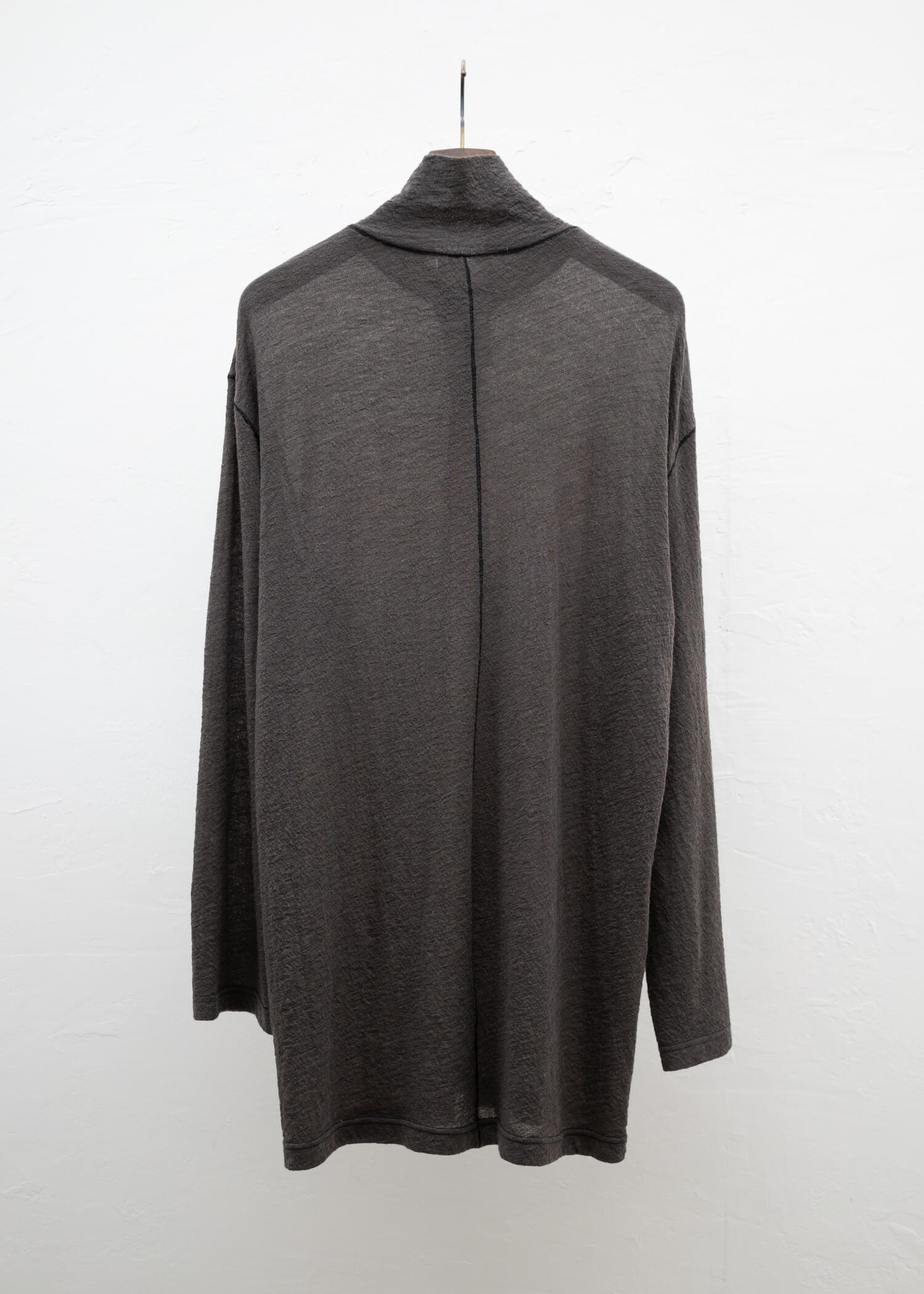 Peng Tai FUNEL NECK LONG SLEEVE SHIRT / IRON