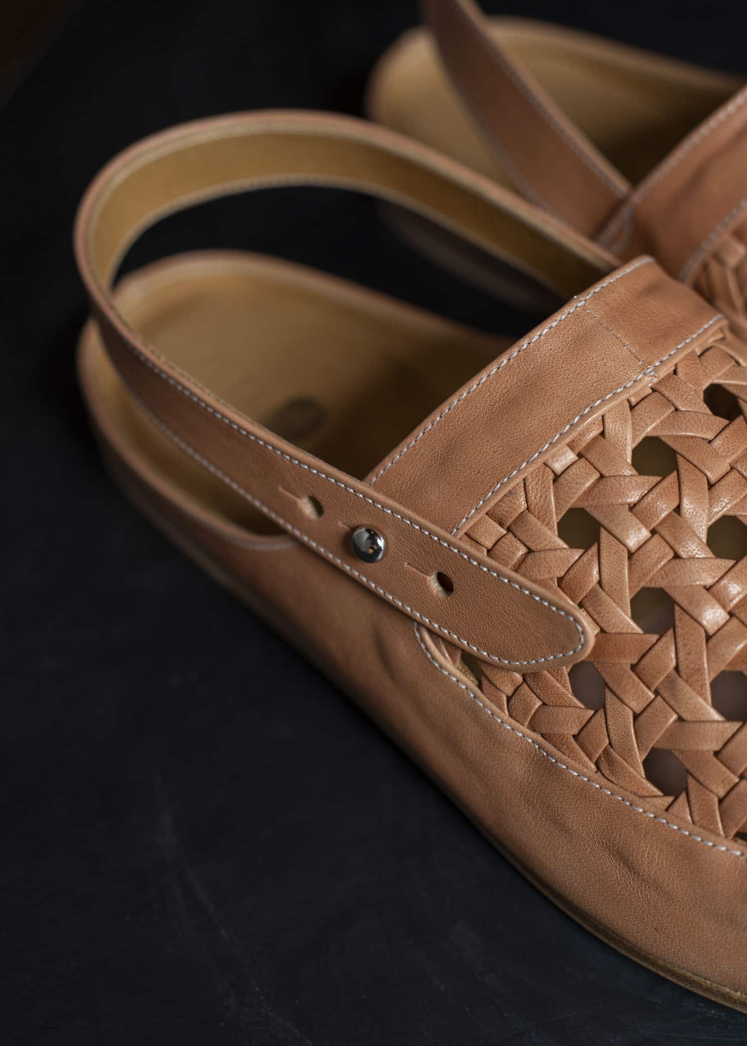 PETROSOLAUM 81139-PO04 cage sandal CAMEL