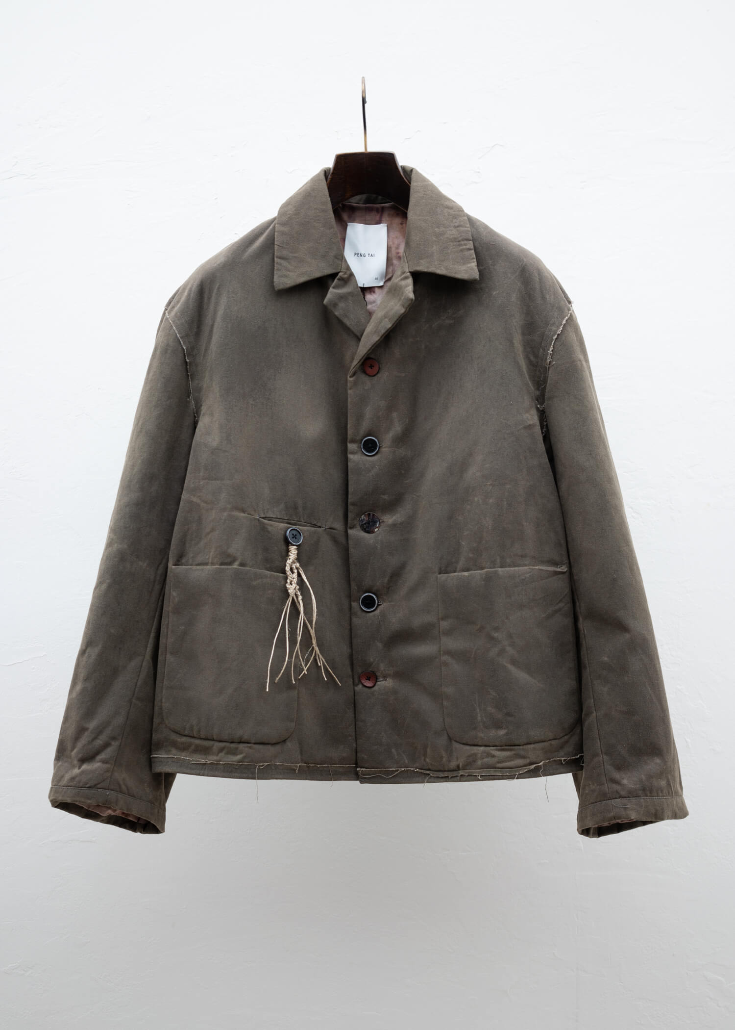 Peng Tai WAXED COTTON PADDED JACKET