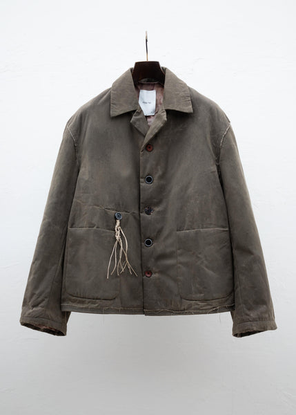 Peng Tai WAXED COTTON PADDED JACKET