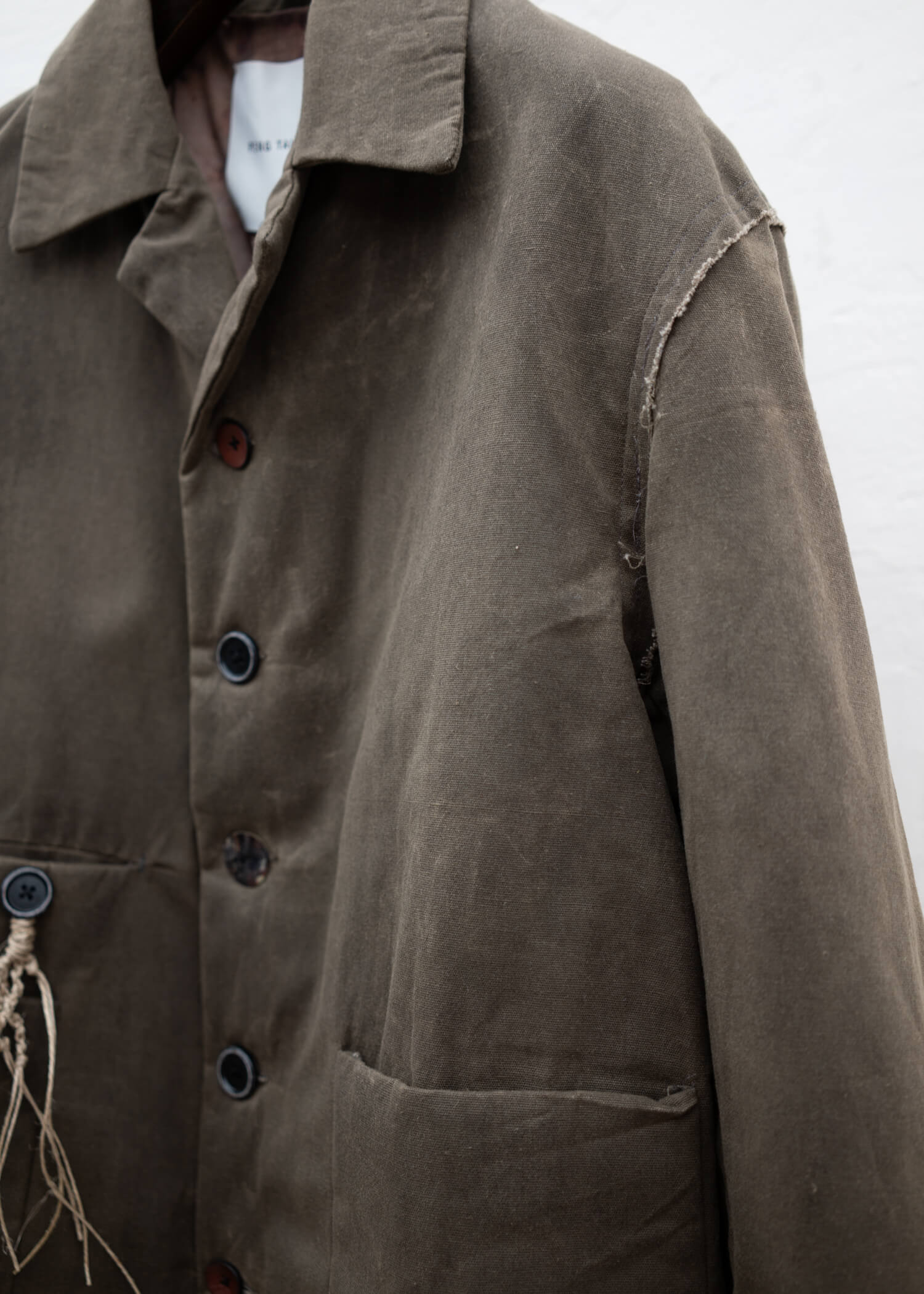 Peng Tai WAXED COTTON PADDED JACKET