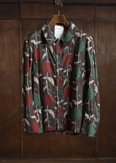 John Alexander Skelton 26SS Block print shirt