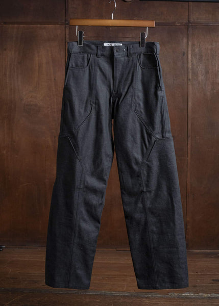 OPPOSE DUALITY OD0101 DTR-25AW 10 Pocket Panel Denim TRS Raw Black Gray