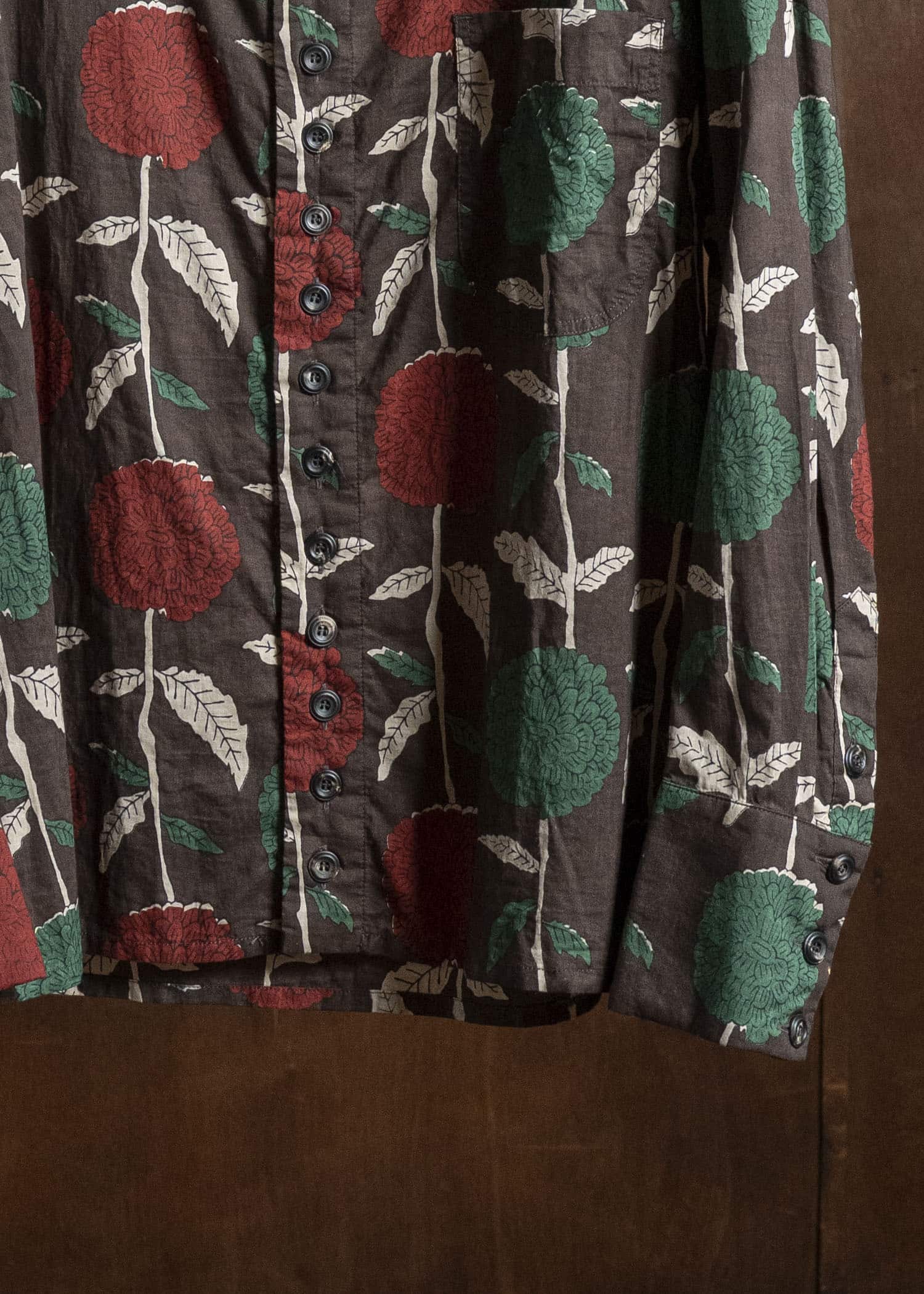 John Alexander Skelton 26SS Block print shirt