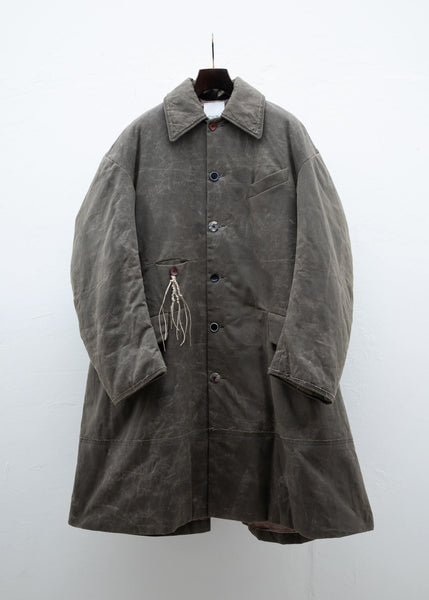 Peng Tai WAXED COTTON PADDED CAR COAT