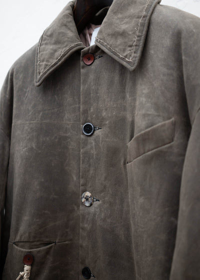 Peng Tai WAXED COTTON PADDED CAR COAT