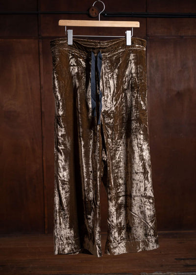 Peng Tai Waist Drawstring Pants Olive Green PTW24M11-1