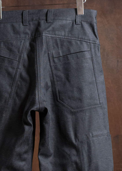 OPPOSE DUALITY OD0101 DTR-25AW 10 Pocket Panel Denim TRS Raw Black Gray