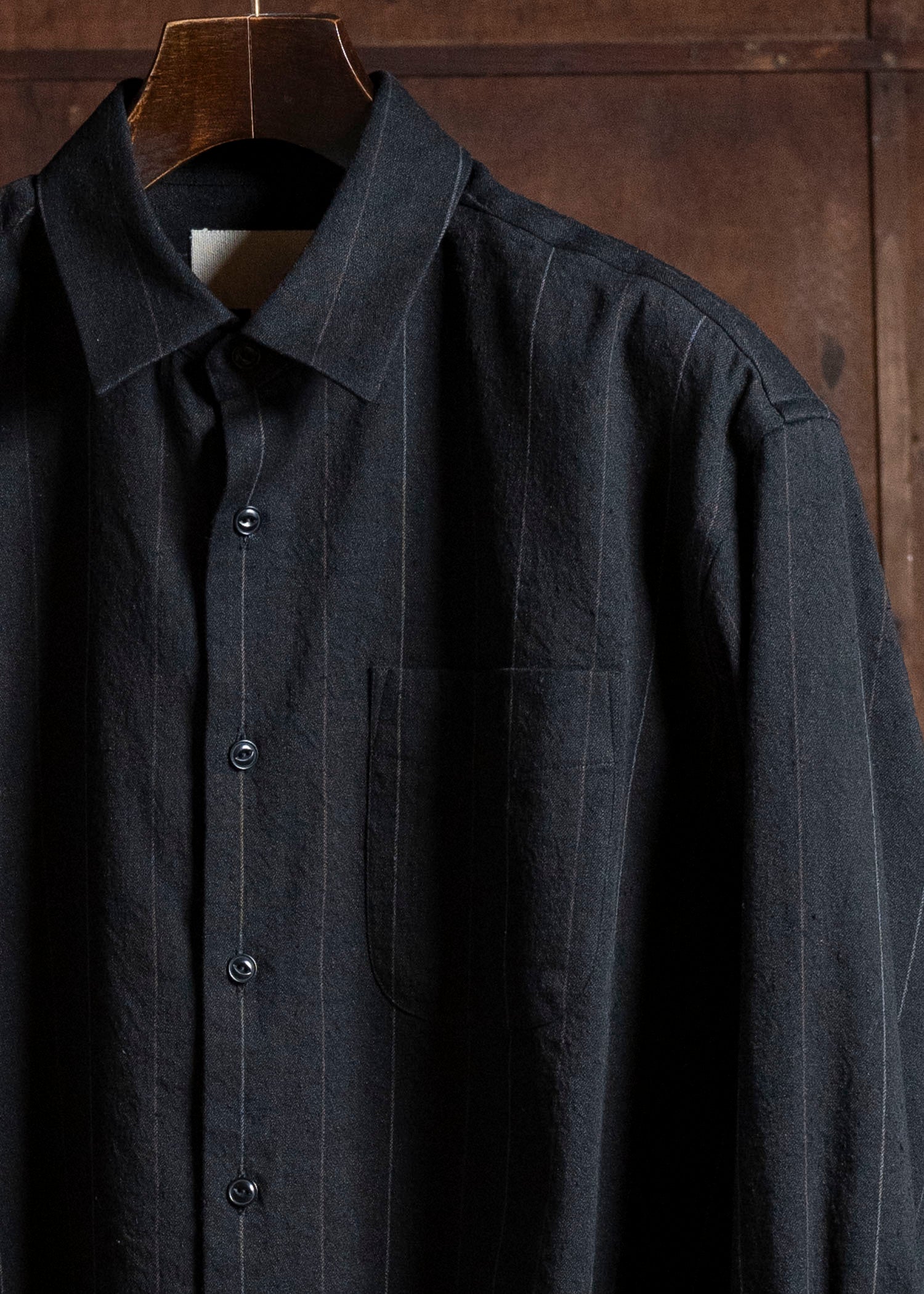 YOKO SAKAMOTO YS-26SS-55-GINGHAM Regular Collar Shirt STRIPE