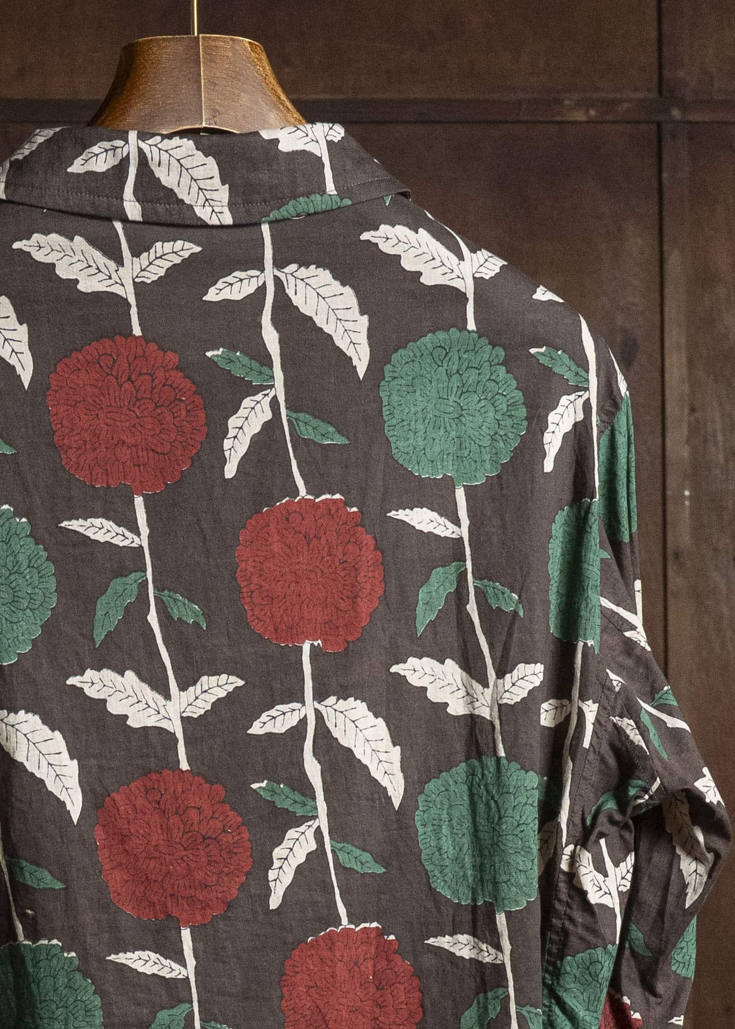 John Alexander Skelton 26SS Block print shirt