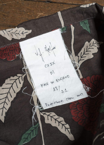John Alexander Skelton 26SS Block print shirt