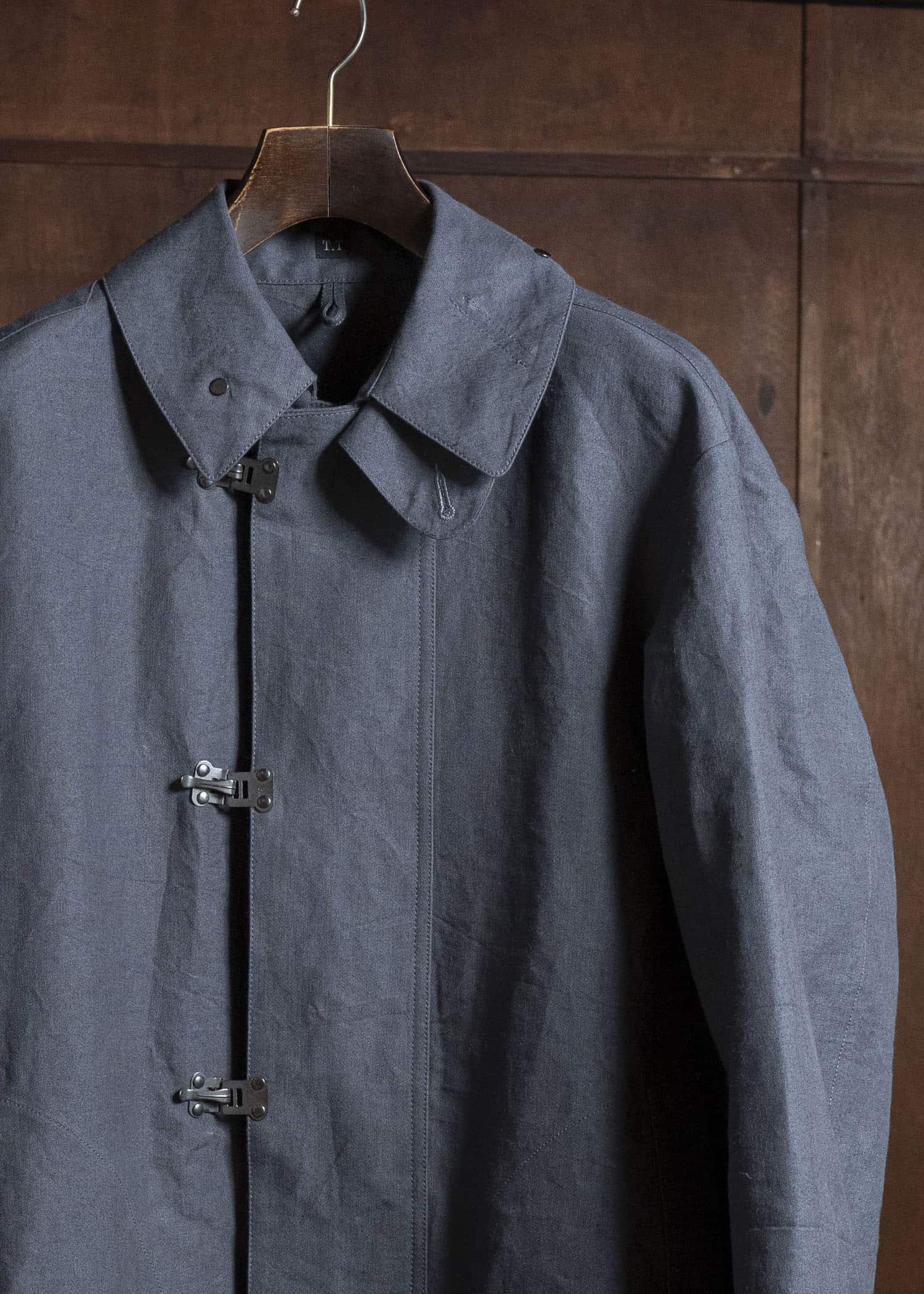 Taiga Takahashi Lot.411-Charcoal M-1918 Rain Coat Charcoal