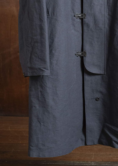 Taiga Takahashi Lot.411-Charcoal M-1918 Rain Coat Charcoal