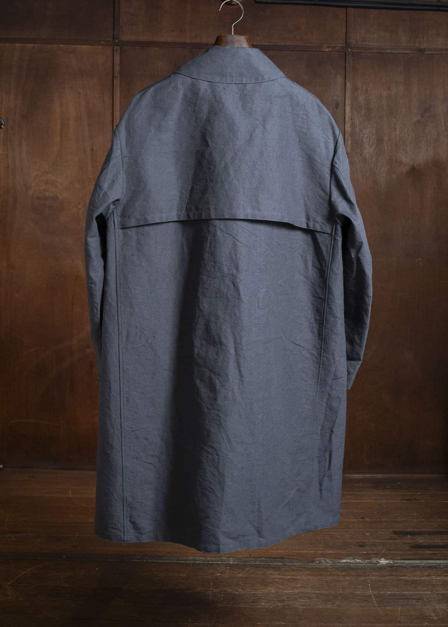 Taiga Takahashi Lot.411-Charcoal M-1918 Rain Coat Charcoal