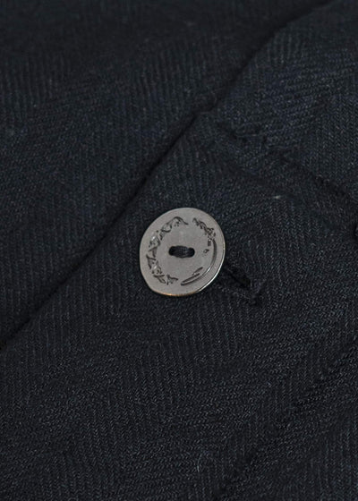 Professor.E 0222 / BLAZER 25SS-FM-JKT-01-FRAYED BLACK