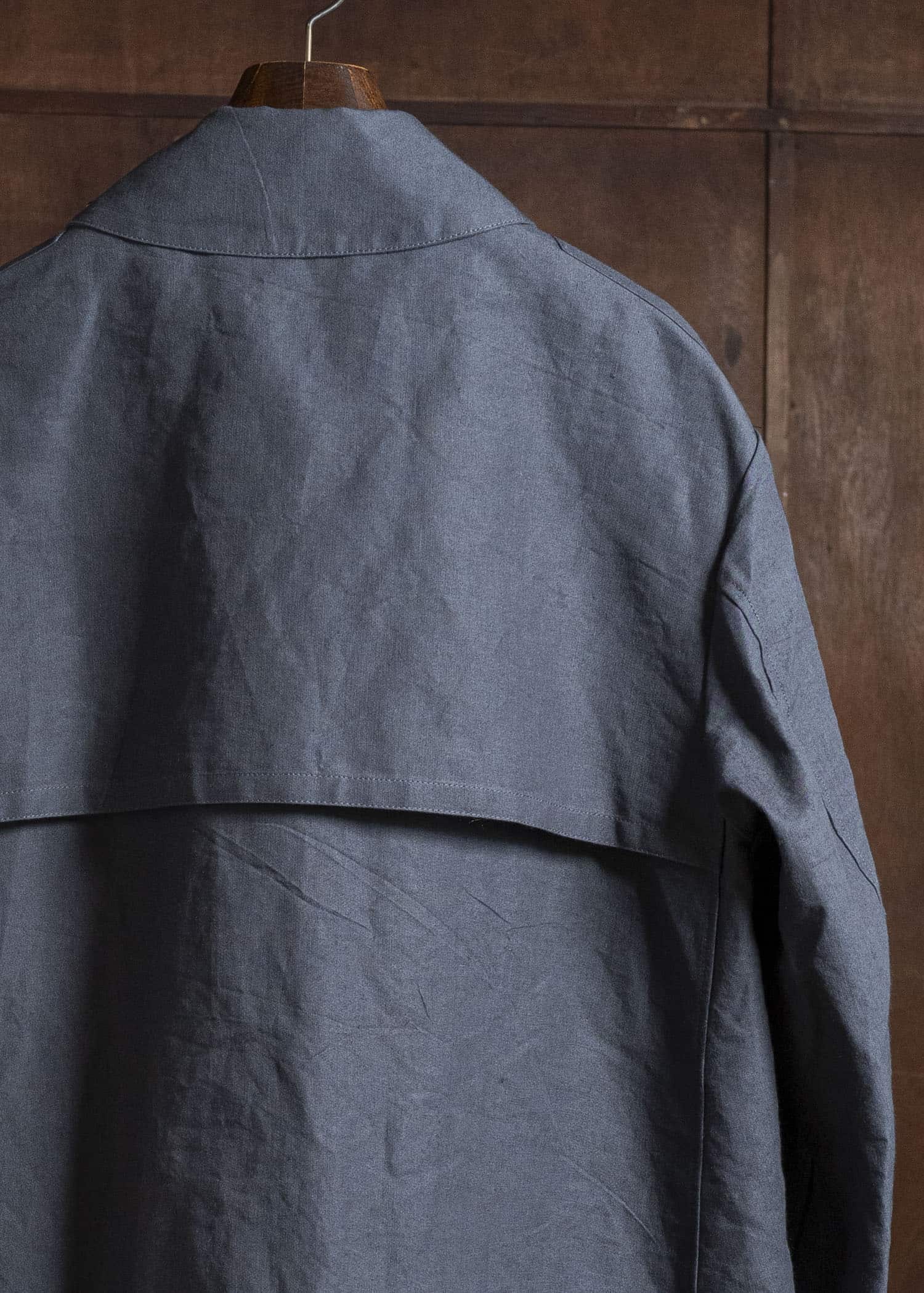 Taiga Takahashi Lot.411-Charcoal M-1918 Rain Coat Charcoal