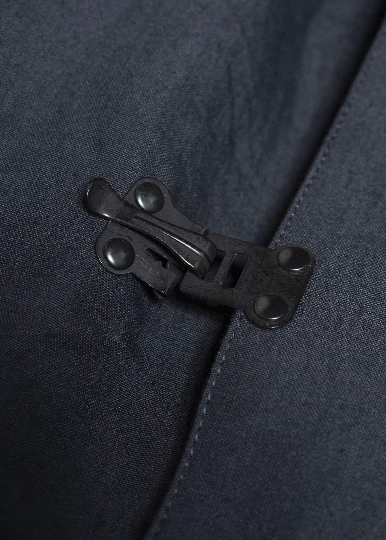 Taiga Takahashi Lot.411-Charcoal M-1918 Rain Coat Charcoal