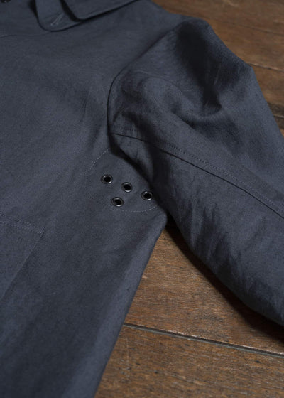 Taiga Takahashi Lot.411-Charcoal M-1918 Rain Coat Charcoal