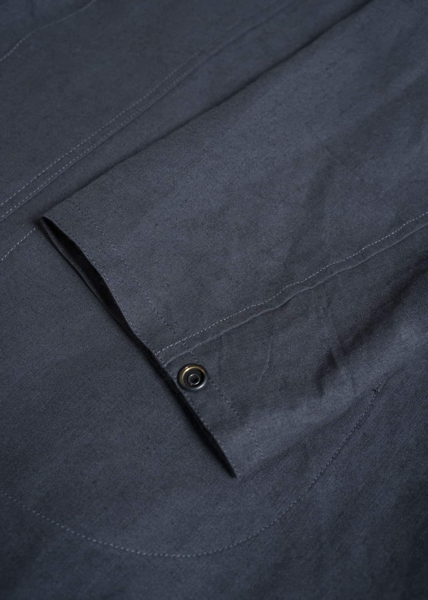 Taiga Takahashi Lot.411-Charcoal M-1918 Rain Coat Charcoal