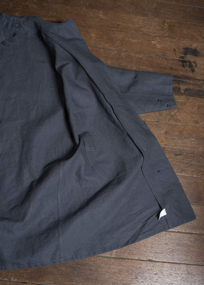 Taiga Takahashi Lot.411-Charcoal M-1918 Rain Coat Charcoal