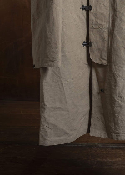 Taiga Takahashi Lot.411-Beige M-1918 Rain Coat Beige