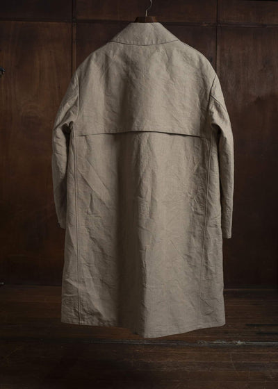 Taiga Takahashi Lot.411-Beige M-1918 Rain Coat Beige