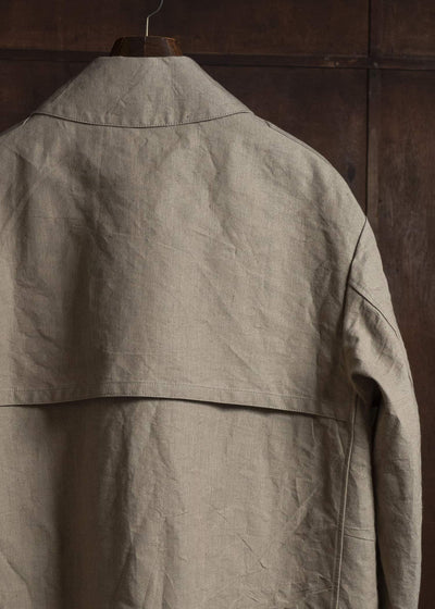 Taiga Takahashi Lot.411-Beige M-1918 Rain Coat Beige