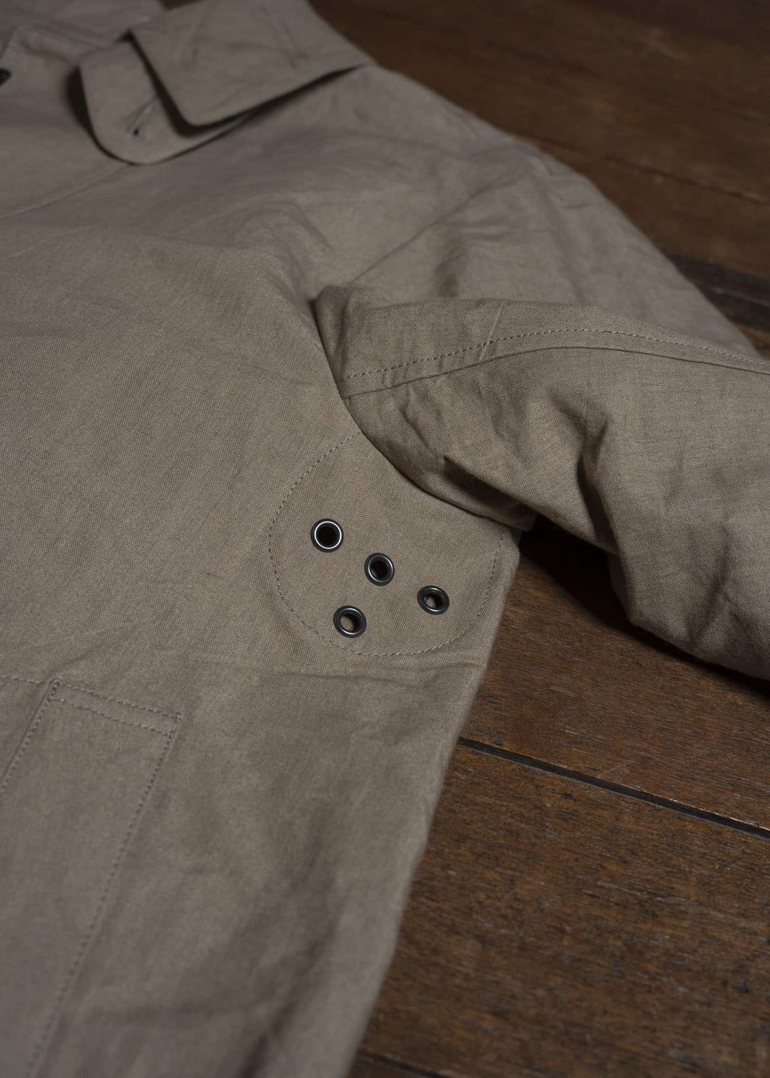 Taiga Takahashi Lot.411-Beige M-1918 Rain Coat Beige