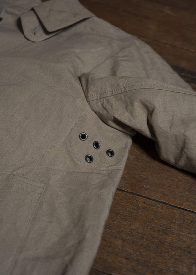 Taiga Takahashi Lot.411-Beige M-1918 Rain Coat Beige