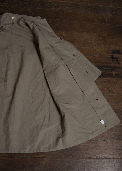 Taiga Takahashi Lot.411-Beige M-1918 Rain Coat Beige
