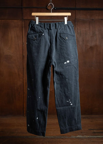 ZIGGY CHEN Workers Denim Trousers Vintage Black 0M2430502