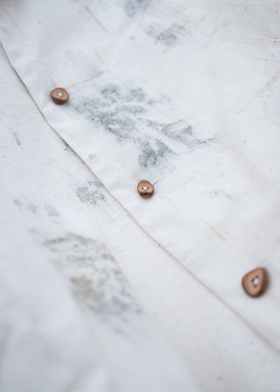 Peng Tai HAND DYED HANDWOVEN COTTON PANELED BLAZER