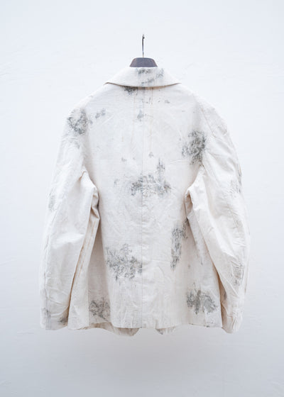 Peng Tai HAND DYED HANDWOVEN COTTON PANELED BLAZER