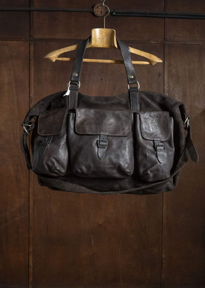 GUIDI T16 TRAVEL BAG HORSE FULL GRAIN AND REVERSE CV183T