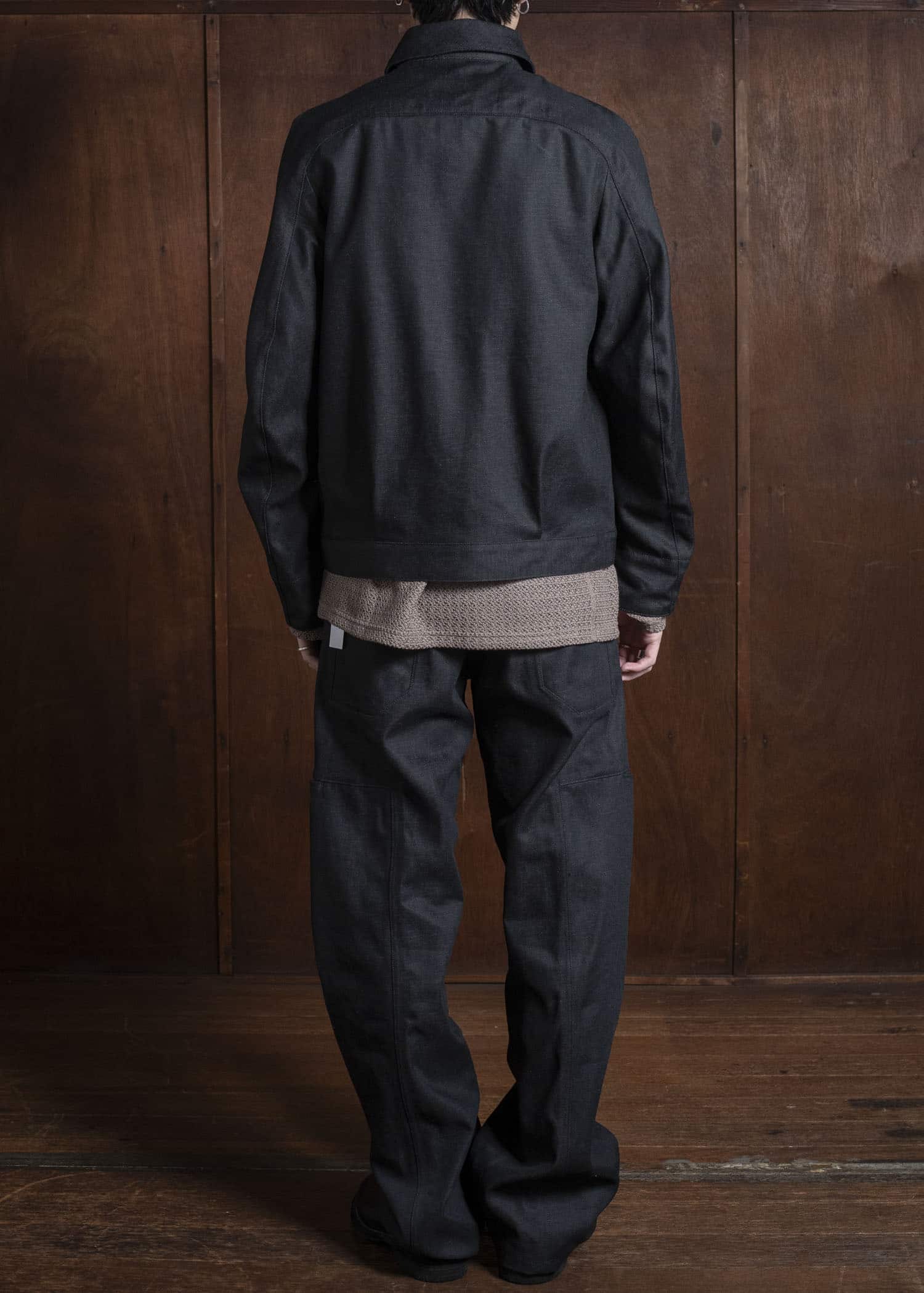 OPPOSE DUALITY OD0101 DTR-25AW 10 Pocket Panel Denim TRS Raw Black Gray