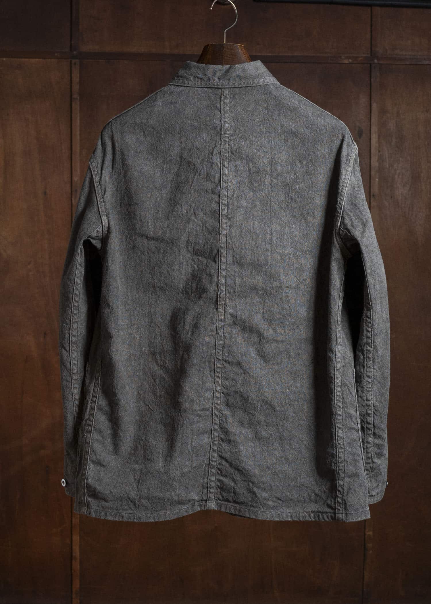 Taiga Takahashi Lot.328-Sumi Coverall Jacket with Chinstrap Sumi