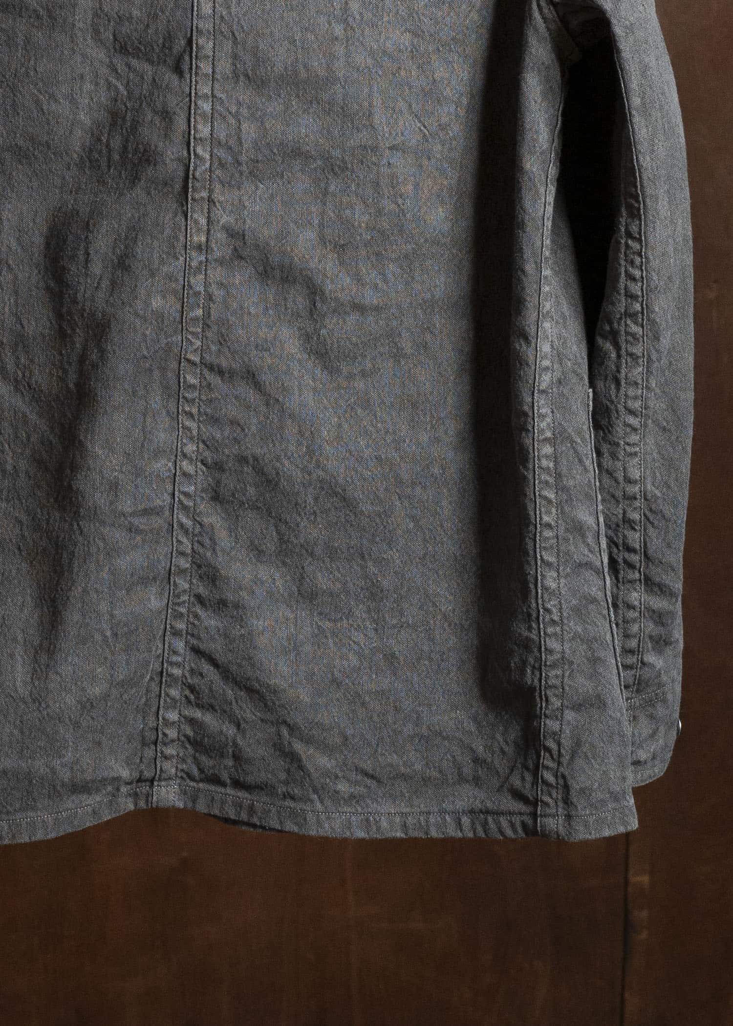 Taiga Takahashi Lot.328-Sumi Coverall Jacket with Chinstrap Sumi