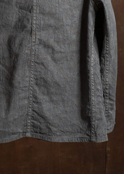Taiga Takahashi Lot.328-Sumi Coverall Jacket with Chinstrap Sumi