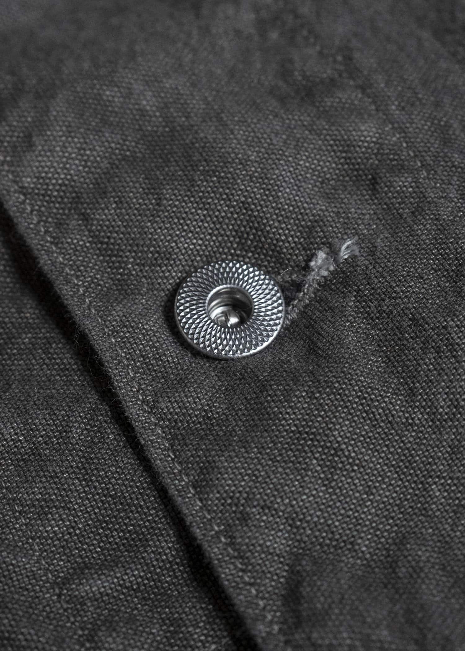 Taiga Takahashi Lot.328-Sumi Coverall Jacket with Chinstrap Sumi
