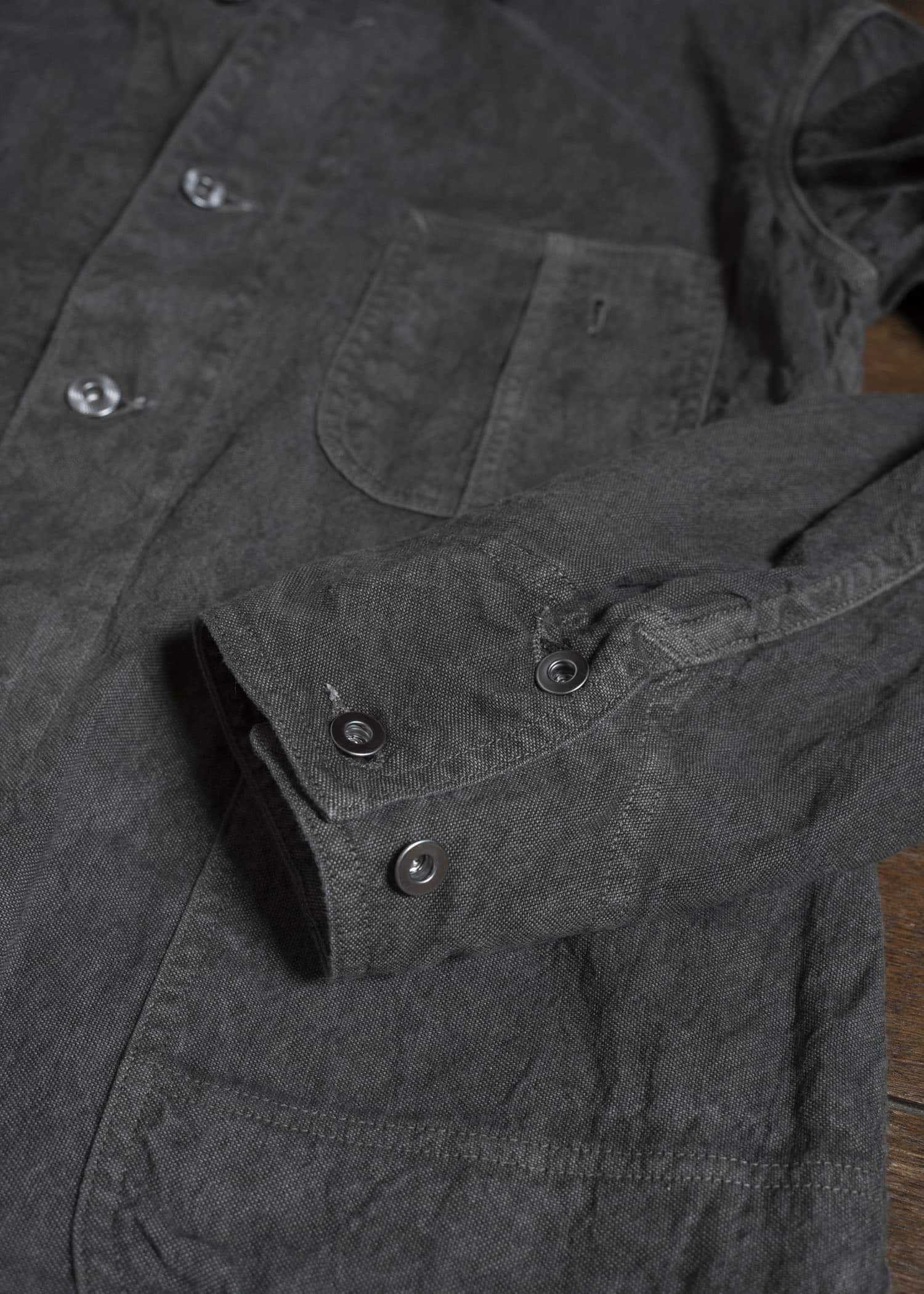 Taiga Takahashi Lot.328-Sumi Coverall Jacket with Chinstrap Sumi
