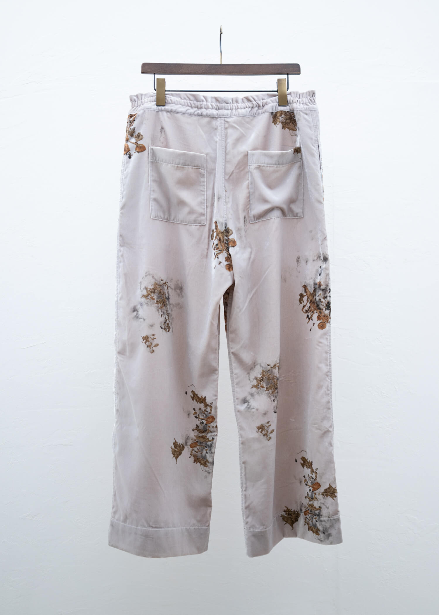 Peng Tai VELVET CHINESE MEDICINE PRINT PAJAMAPANTS