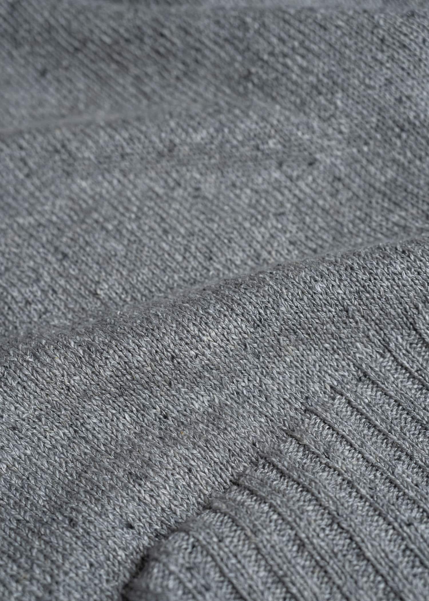 Taiga Takahashi Lot.502-Light Gray Varsity Letterman Sweater Light Gray