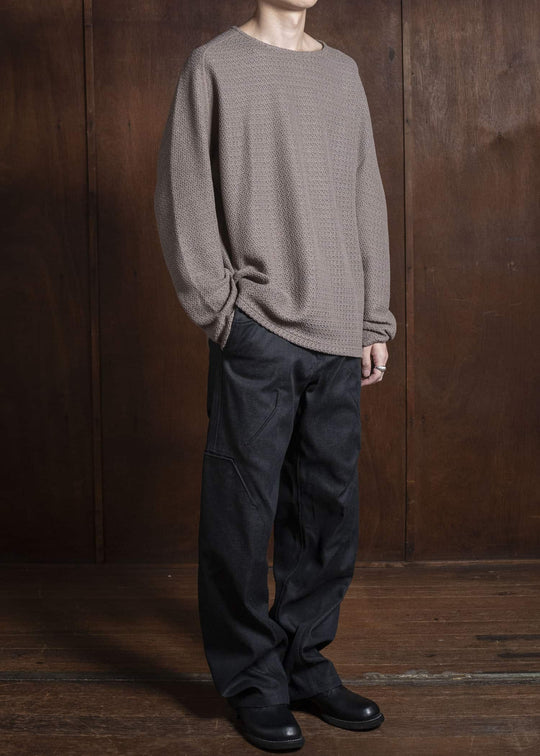 OPPOSE DUALITY OD4011CAS Long Sleeve T-Shirts Russell Beige