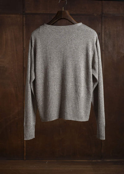 Taiga Takahashi Lot.502-Beige Varsity Letterman Sweater Beige