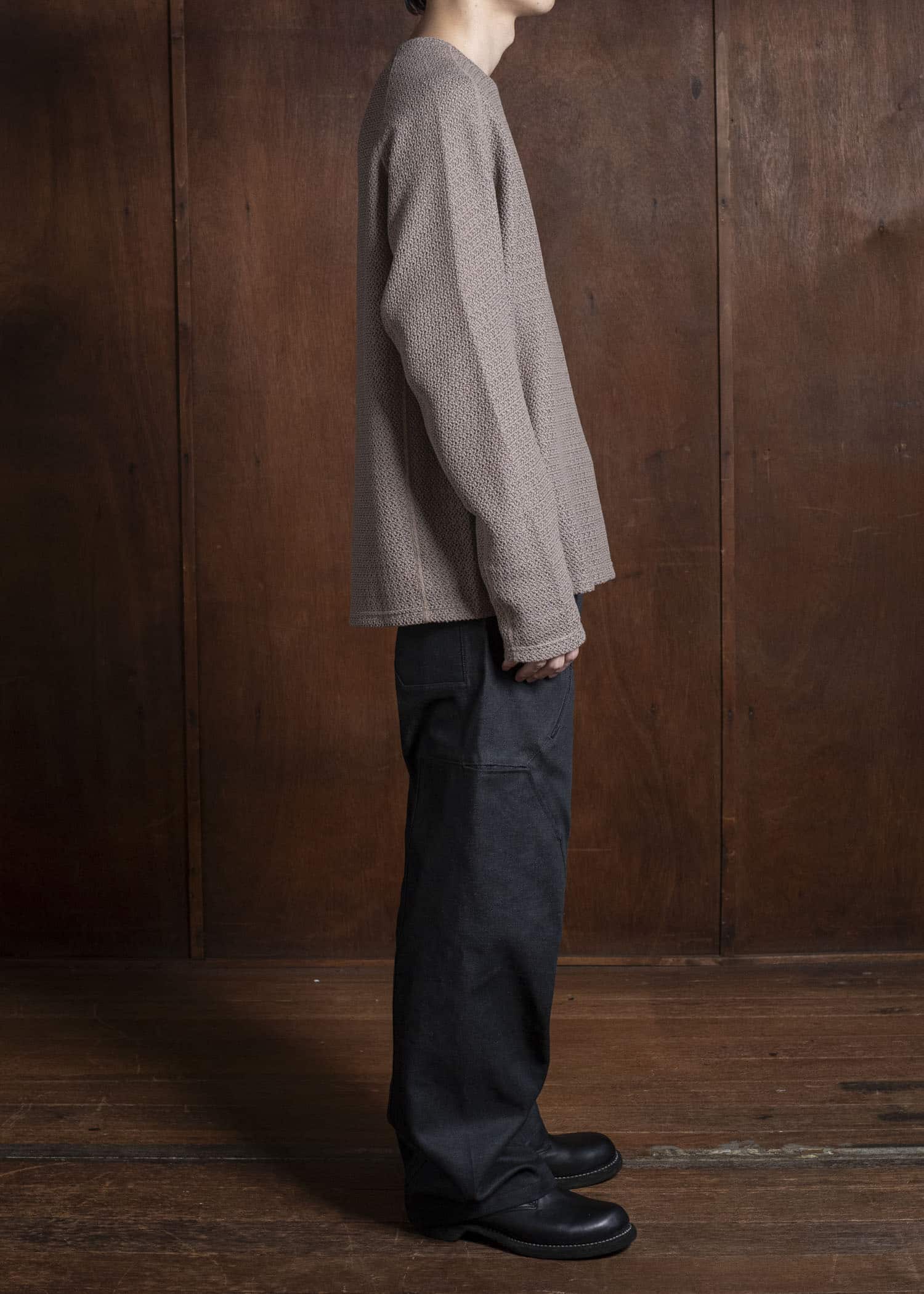 OPPOSE DUALITY OD4011CAS Long Sleeve T-Shirts Russell Beige